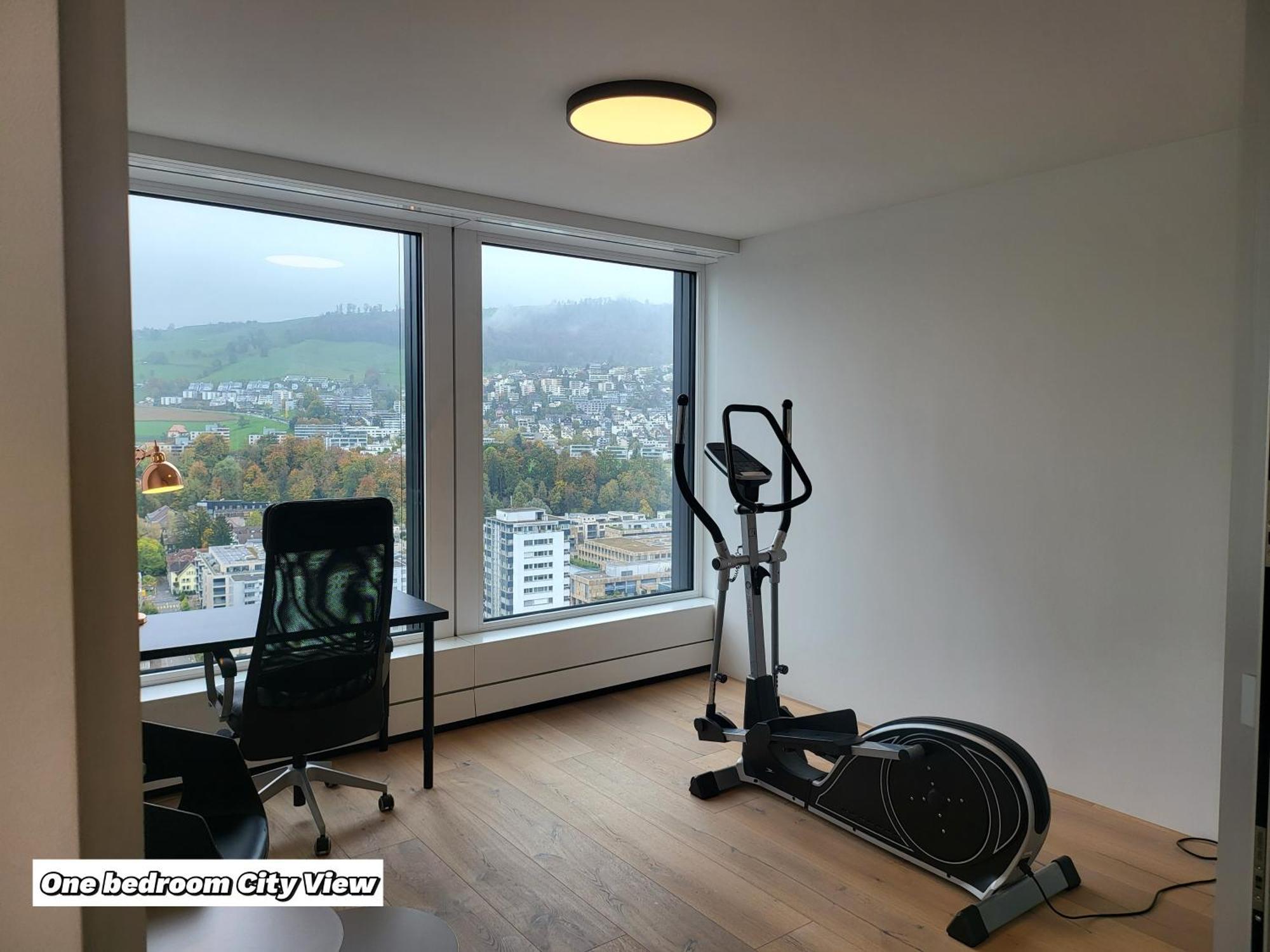 Park Tower City View Apartments Zug Bagian luar foto
