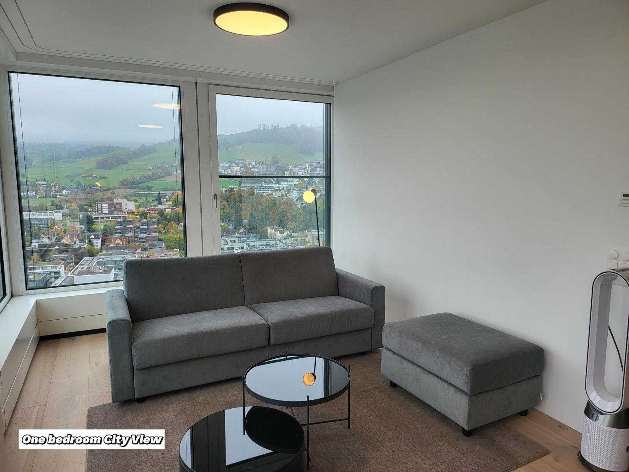 Park Tower City View Apartments Zug Bagian luar foto
