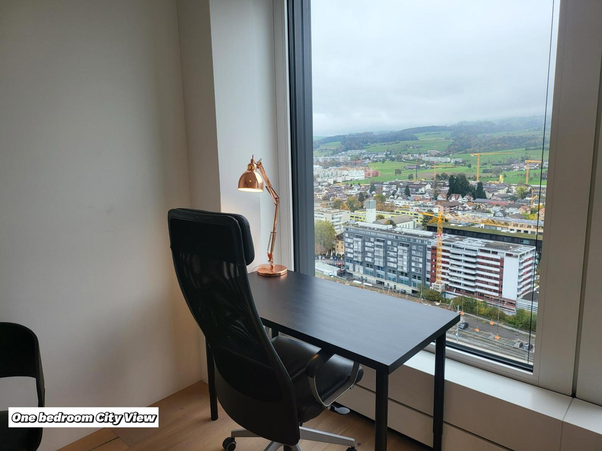 Park Tower City View Apartments Zug Bagian luar foto