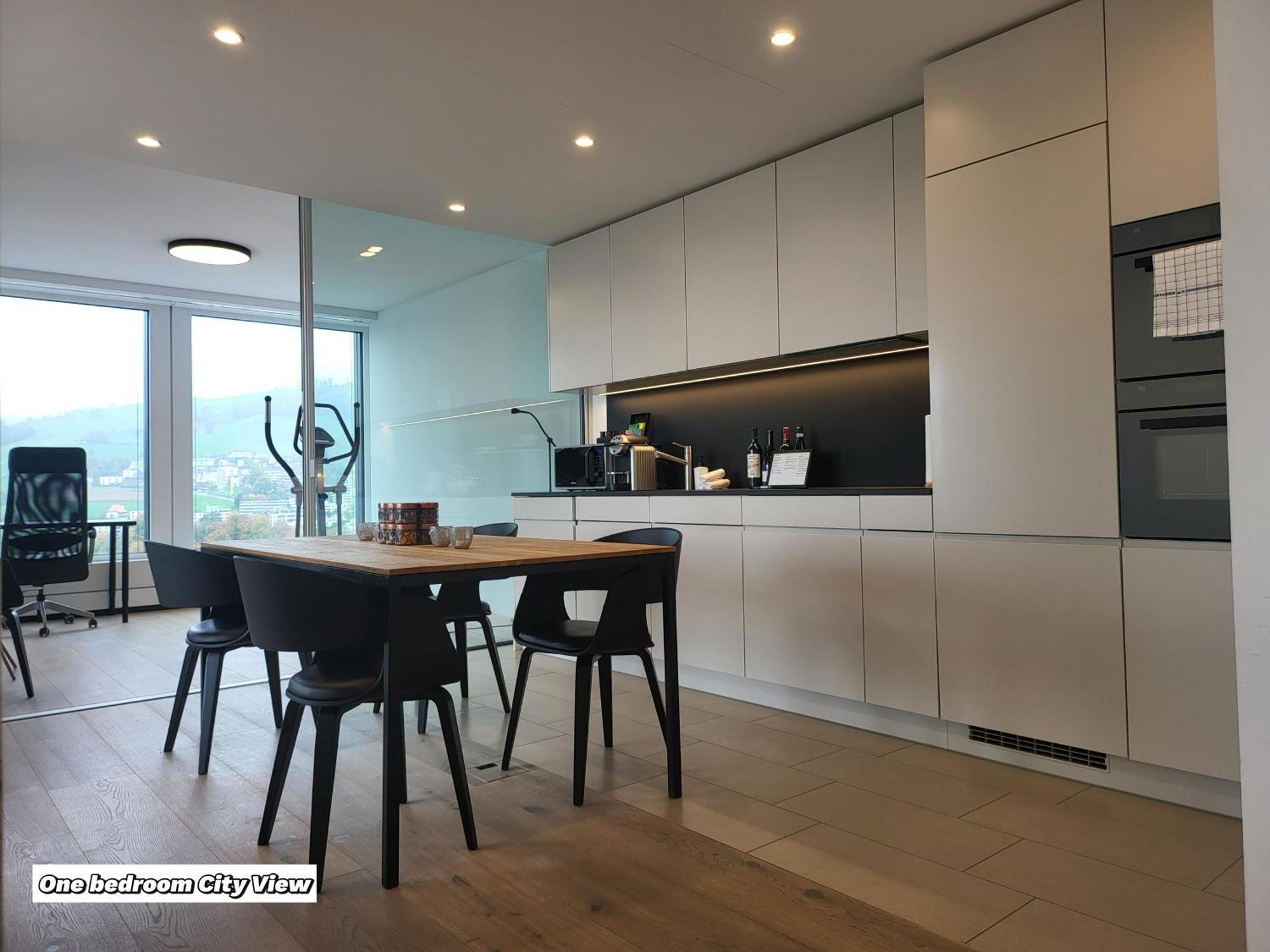 Park Tower City View Apartments Zug Bagian luar foto
