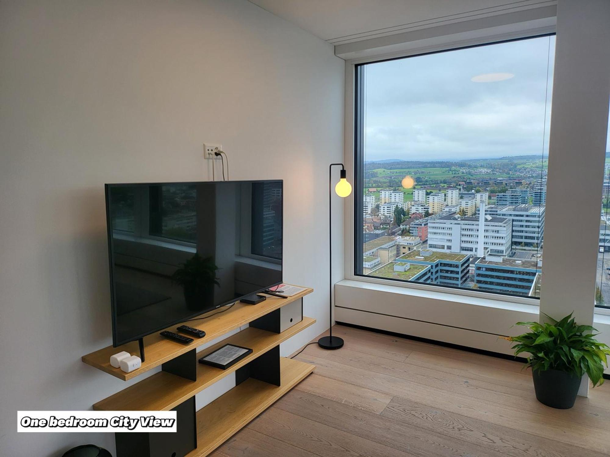 Park Tower City View Apartments Zug Bagian luar foto