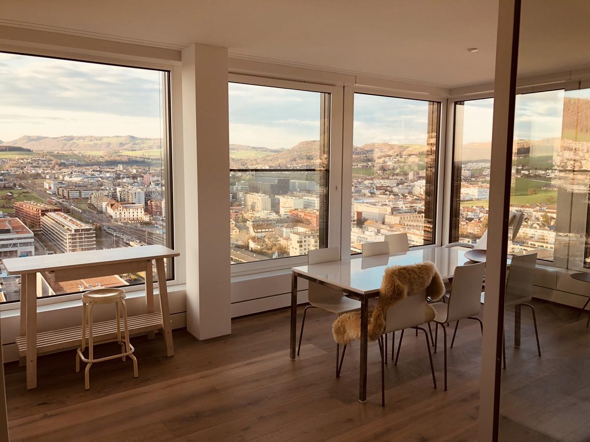 Park Tower City View Apartments Zug Bagian luar foto