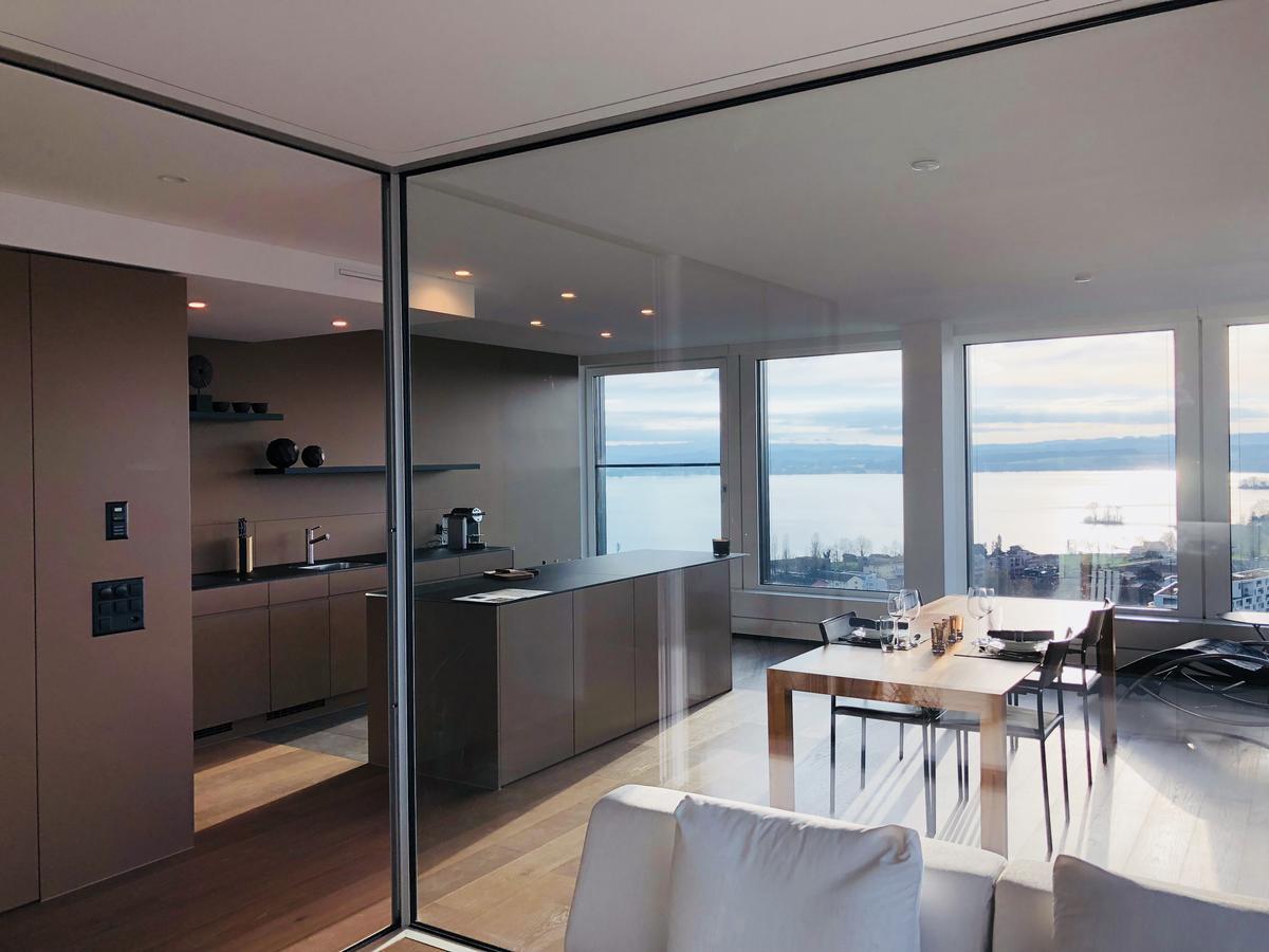 Park Tower City View Apartments Zug Bagian luar foto