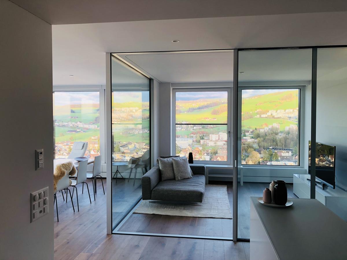 Park Tower City View Apartments Zug Bagian luar foto