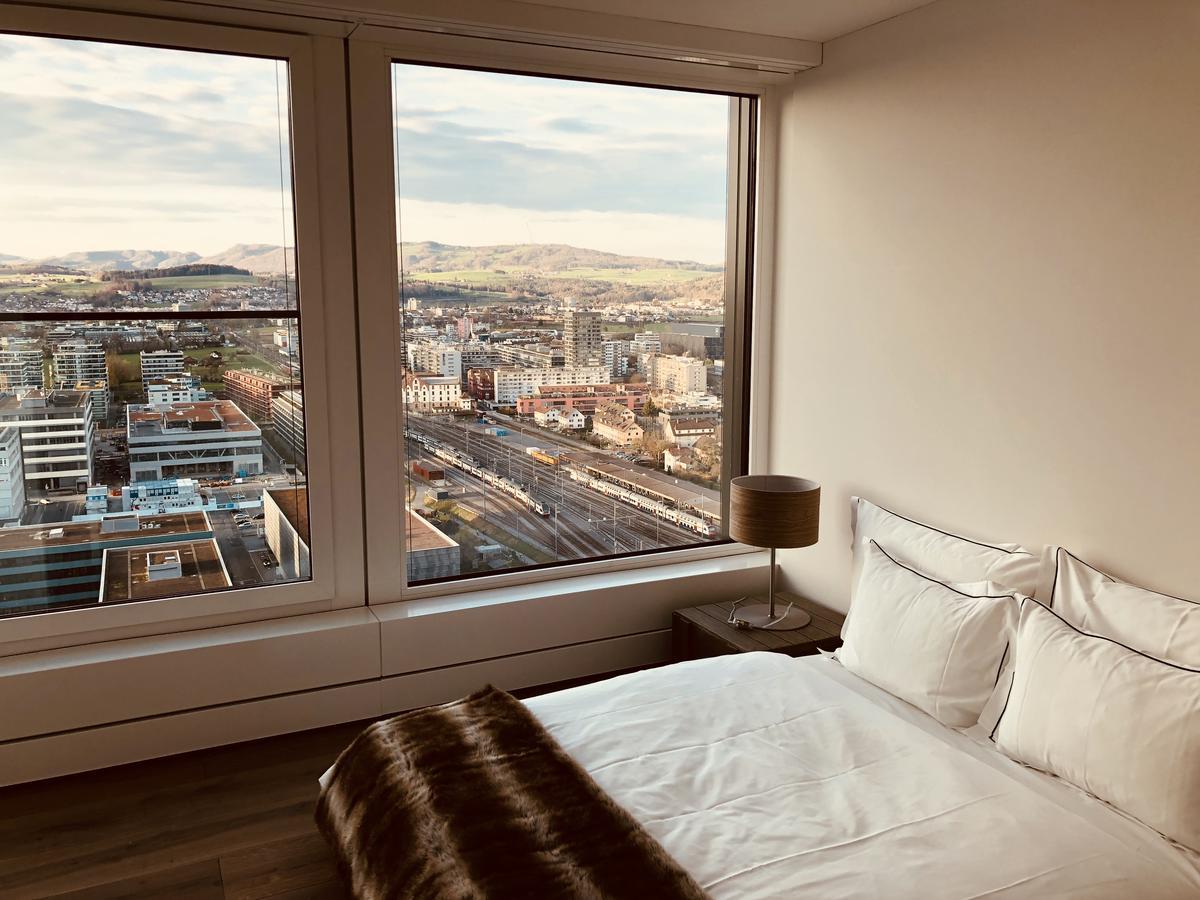 Park Tower City View Apartments Zug Bagian luar foto