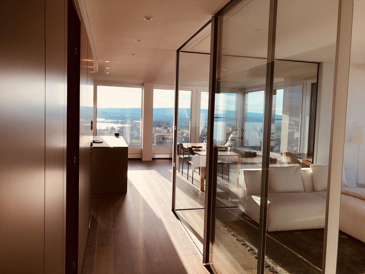 Park Tower City View Apartments Zug Bagian luar foto