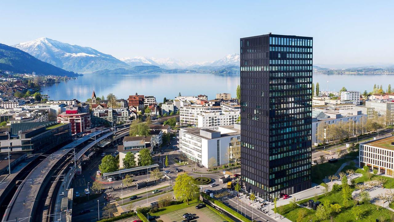 Park Tower City View Apartments Zug Bagian luar foto