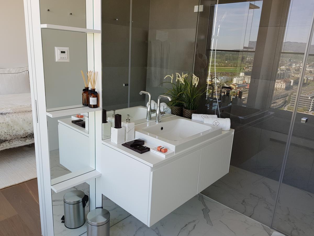 Park Tower City View Apartments Zug Bagian luar foto